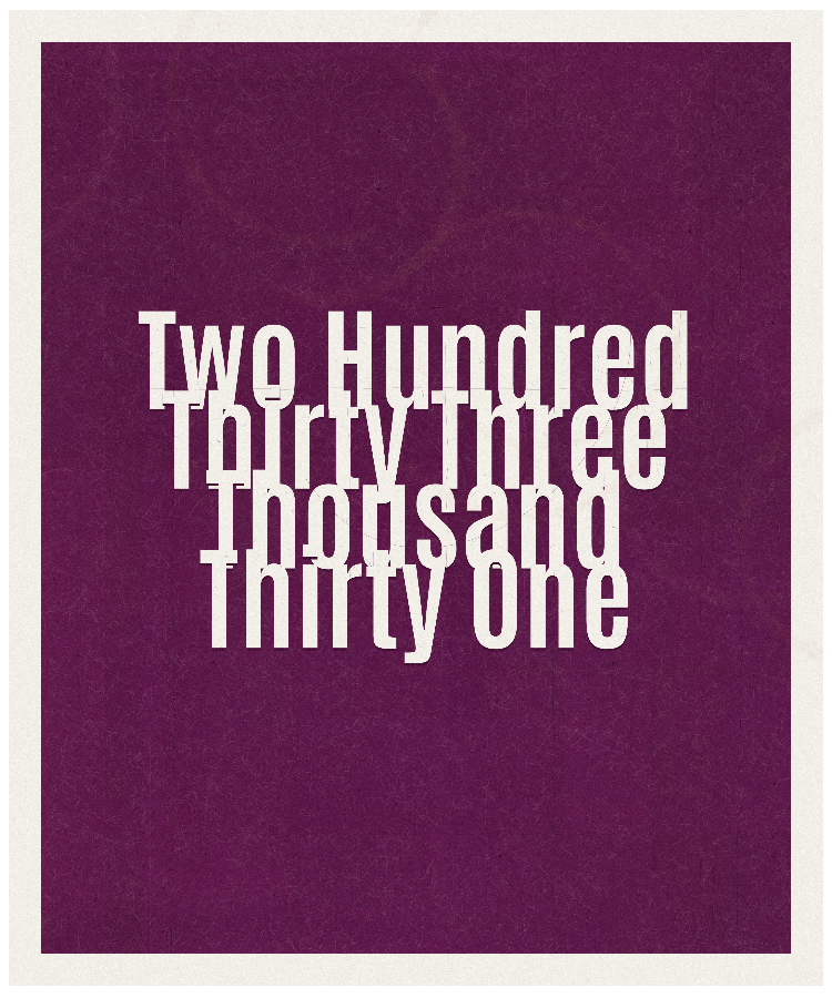 Count #233031