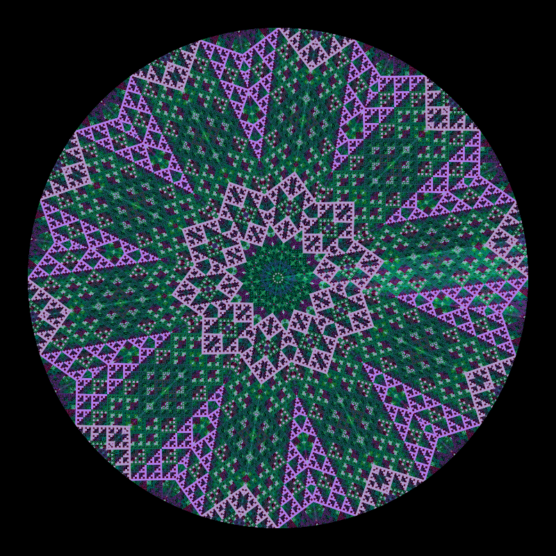 Binary kaleidoscope #168