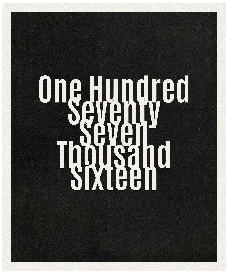 Count #177016