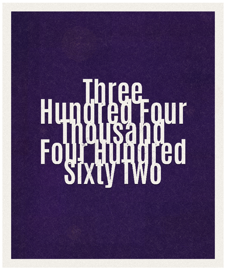 Count #304462