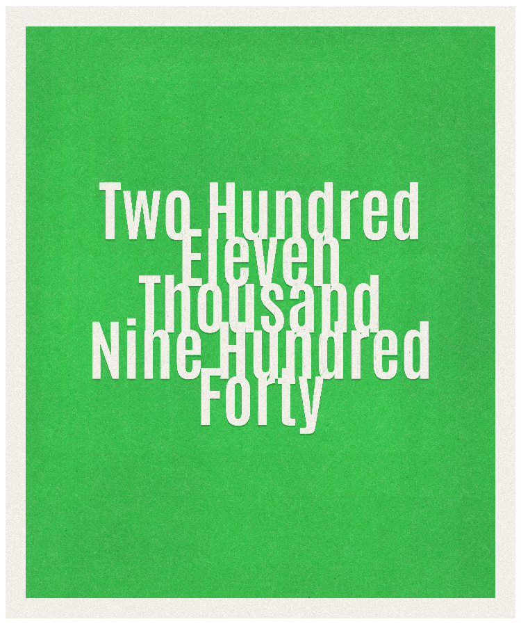 Count #211940