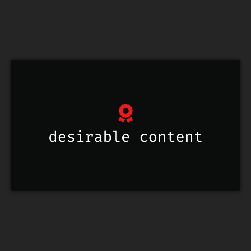 desirable content #21