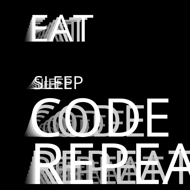 Eat Sleep Code Repeat #8