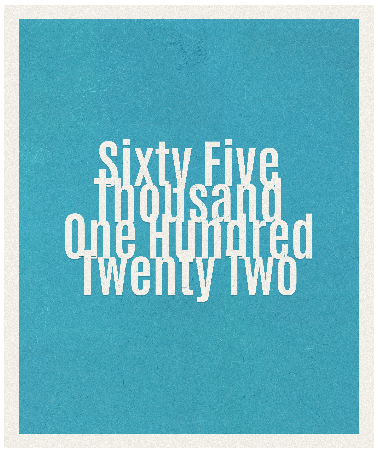 Count #65122