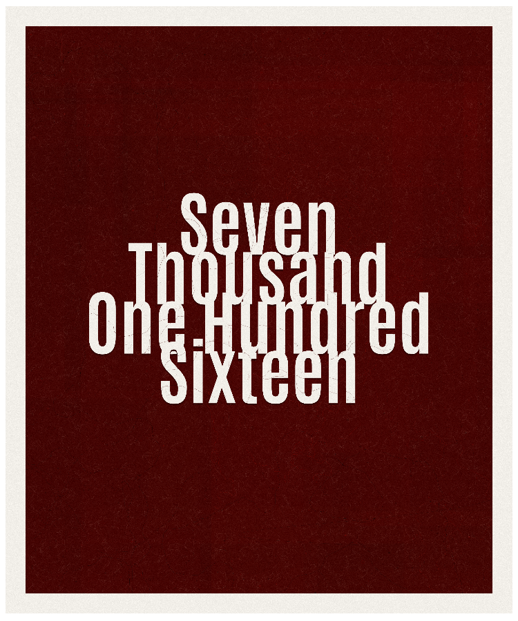 Count #7116
