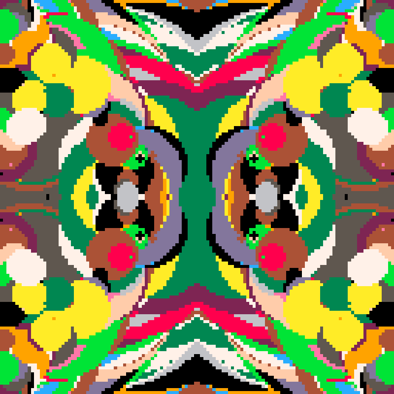 Rapid Psychedelic Inkblot Test Generator #29