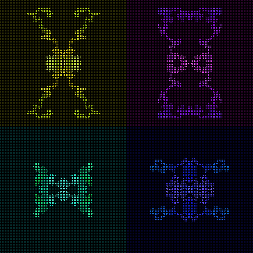 Dither Creatures 2x2 #21