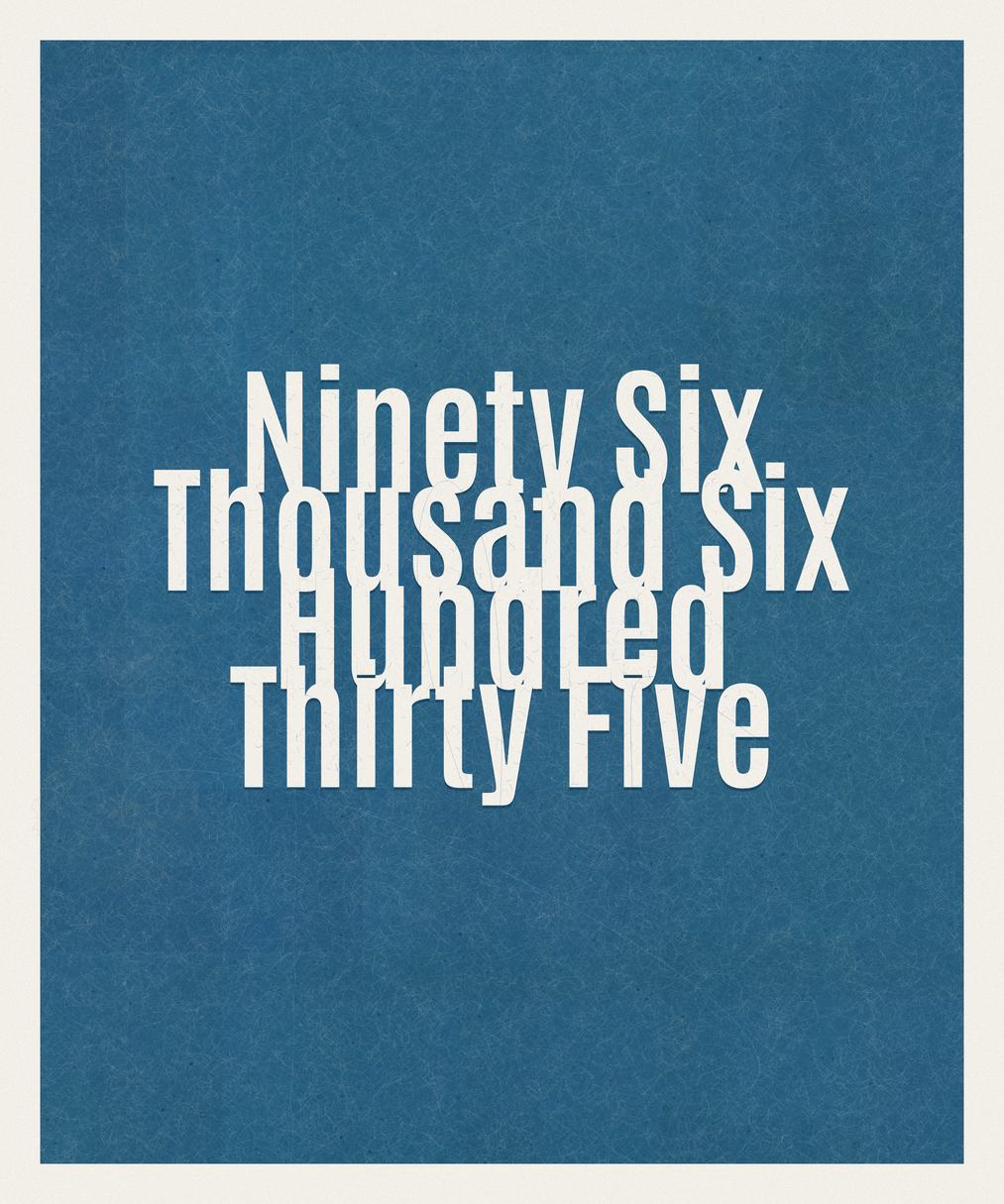 Count #96635