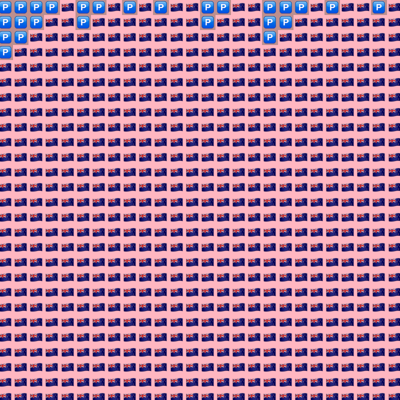 Elementary Cellular Emoji Automata #103