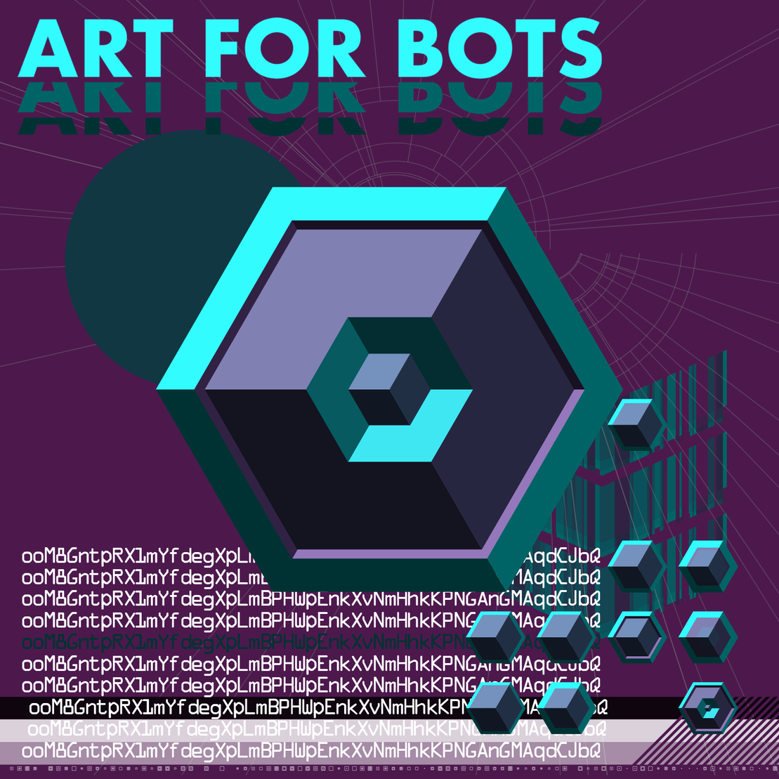 Hexagones - Art for Bots for Humans #51