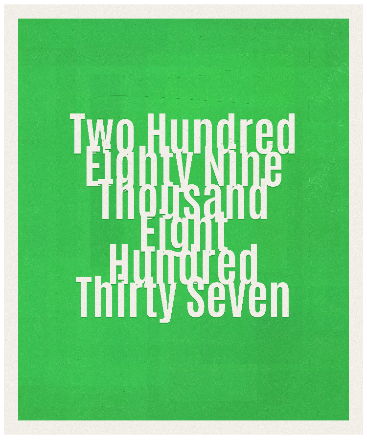 Count #289837