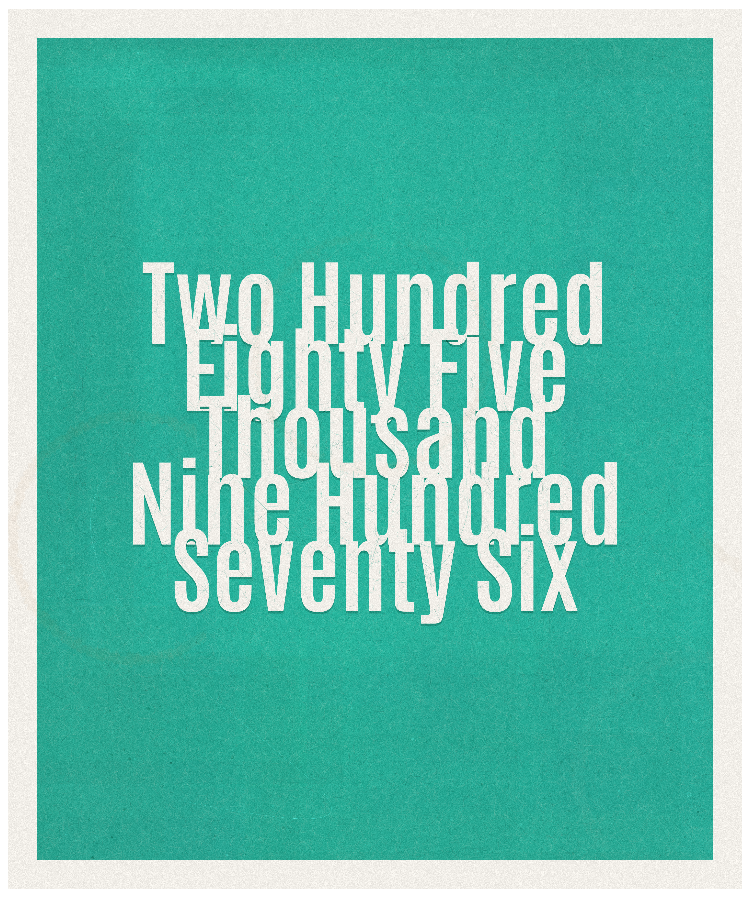 Count #285976