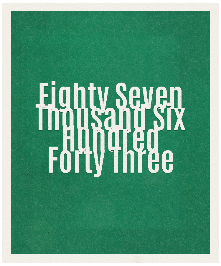 Count #87643