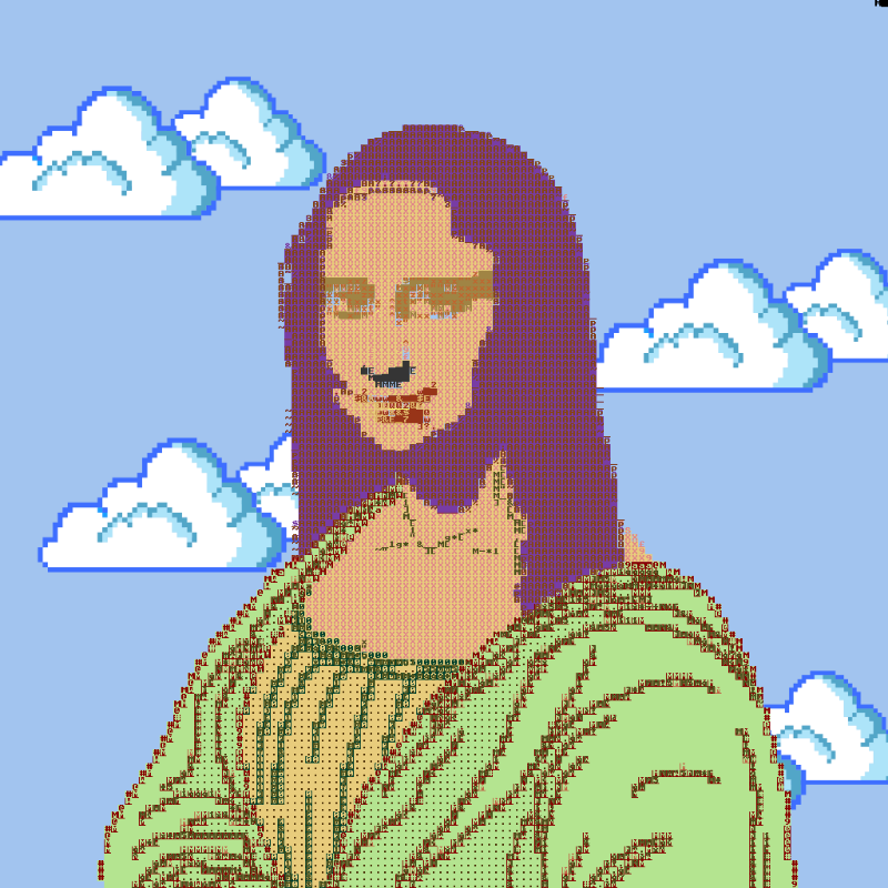 DOS Mona Lisa  #14