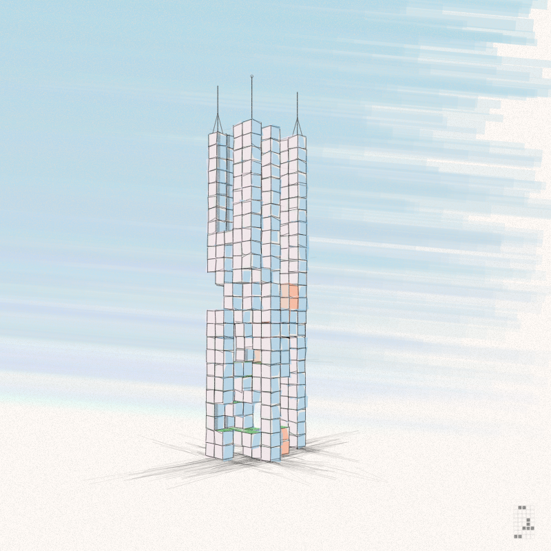 Cellular Skyscrapers #195