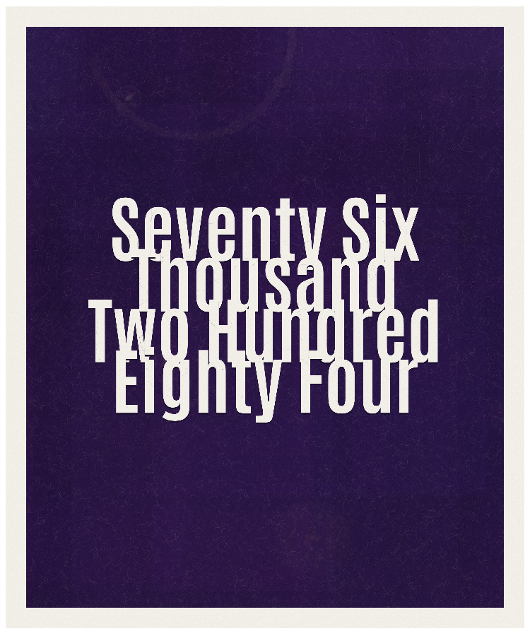 Count #76284