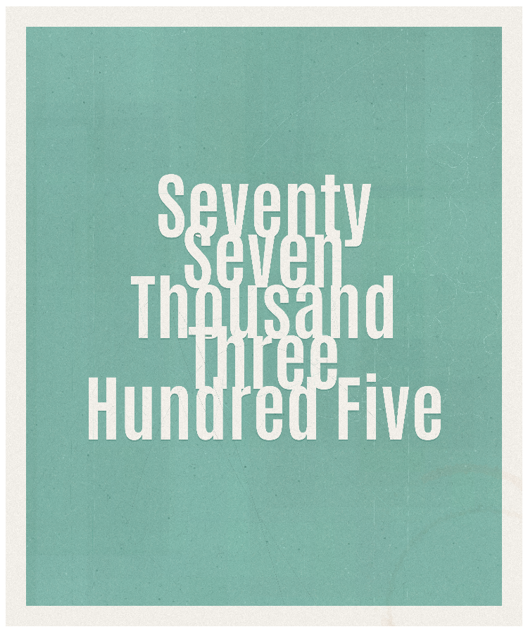 Count #77305