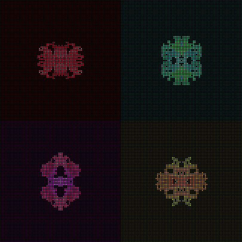 Dither Creatures 2x2 #76