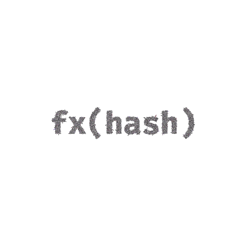 FXHASH Logo with Features #88