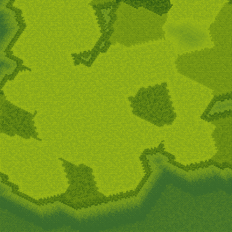 Littlecube Maps: Green Dithering #1