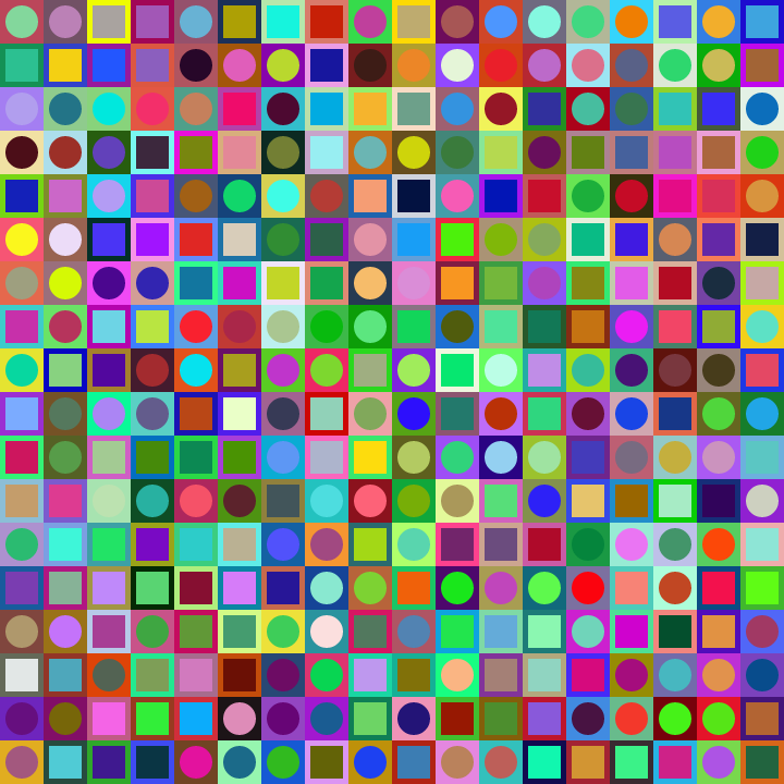 Square Dot Composition #66