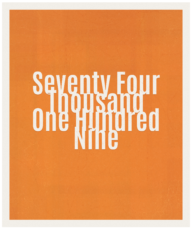 Count #74109