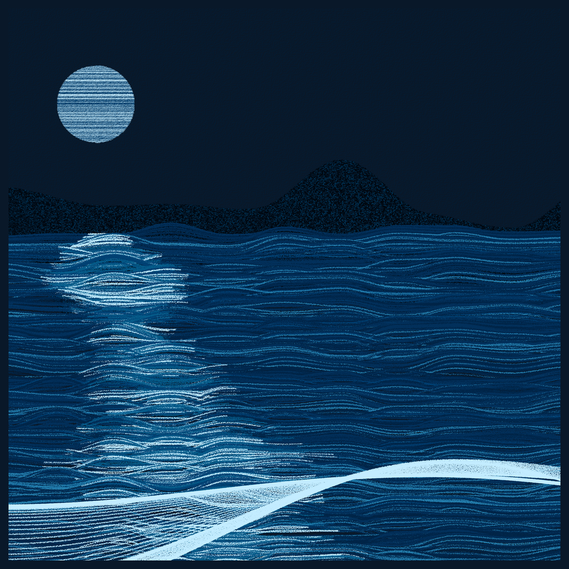 Moonlit Sea #217