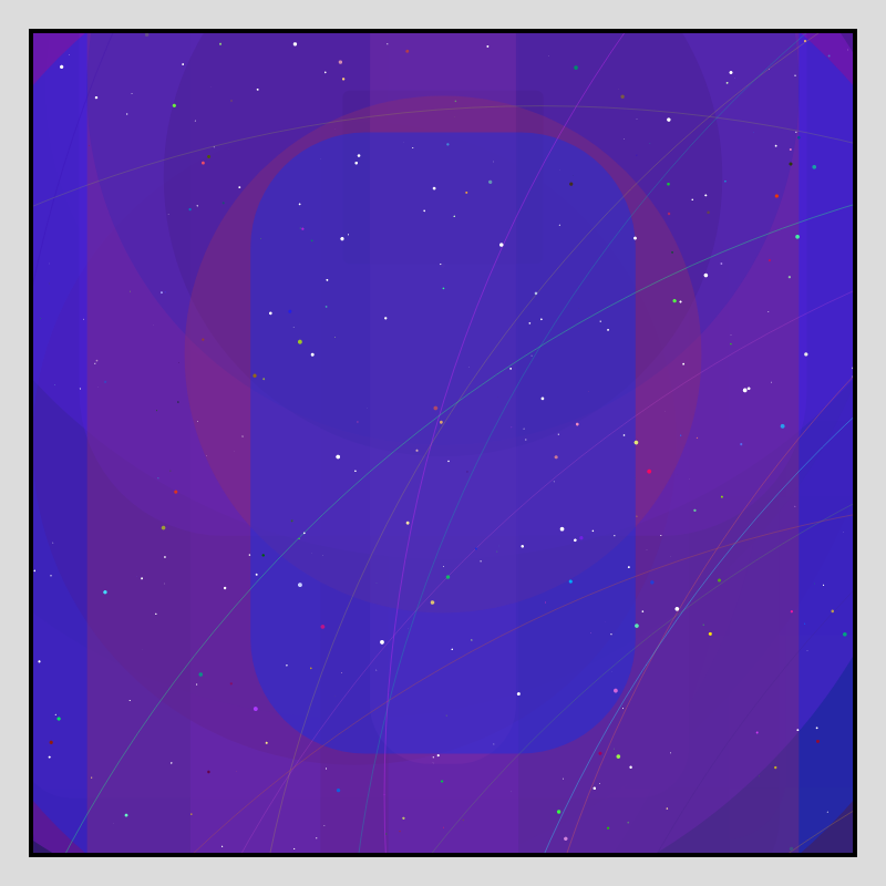 Color Field Starry B #65