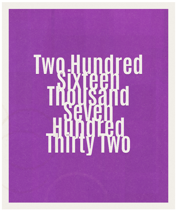 Count #216732
