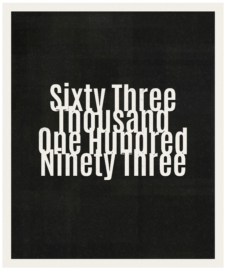 Count #63193