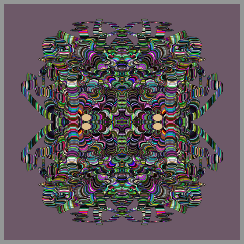 Symmetric Perlinized Ellipse #14