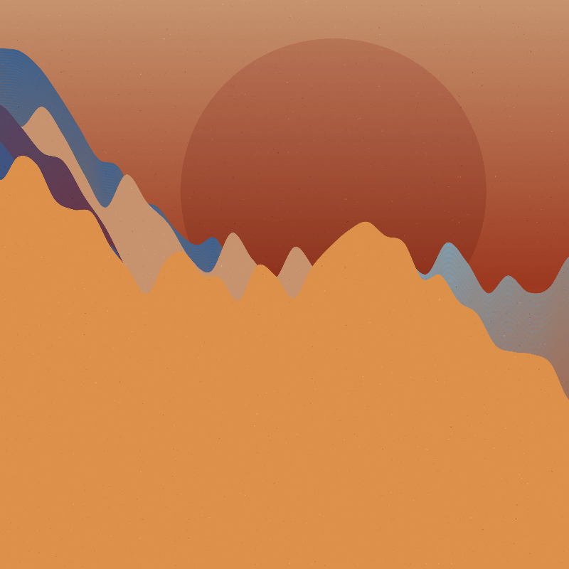 Rolling Hills at Sundown #83