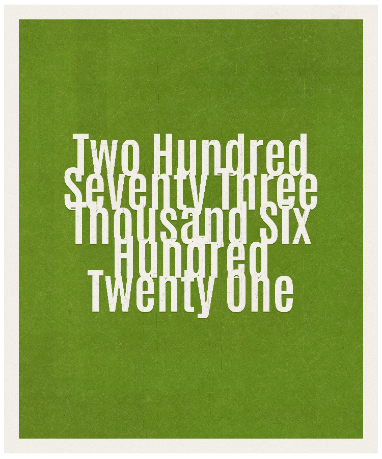 Count #273621