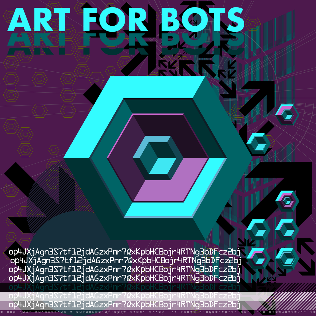 Hexagones - Art for Bots for Humans #50