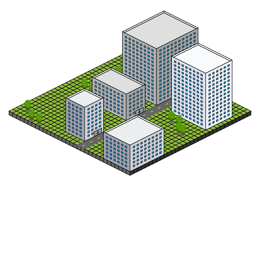 Isometric City Block #1