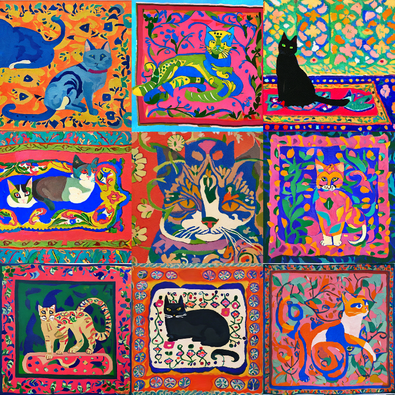 99 Patchworks of 9 Lives #12