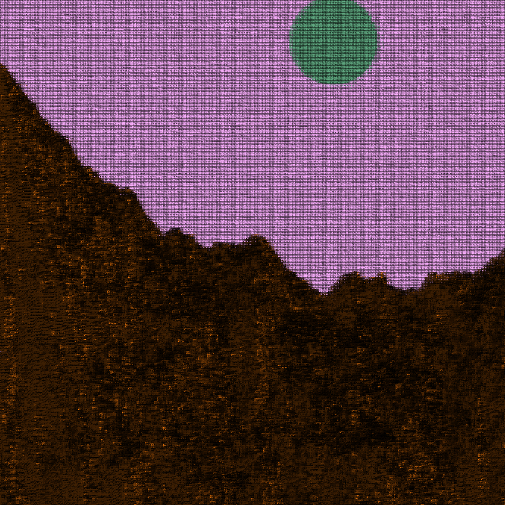 Classic generative landscape V2 #25