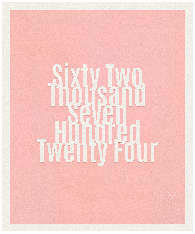 Count #62724