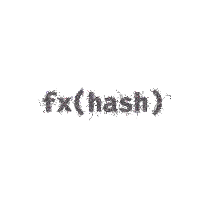 FXHASH Generative Logo #73