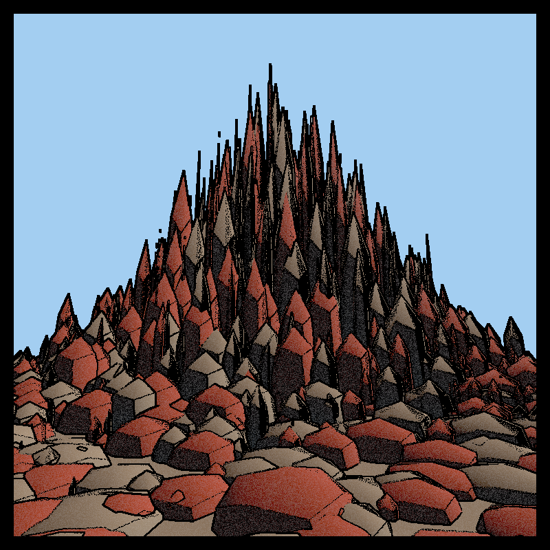 Crystal forest #43