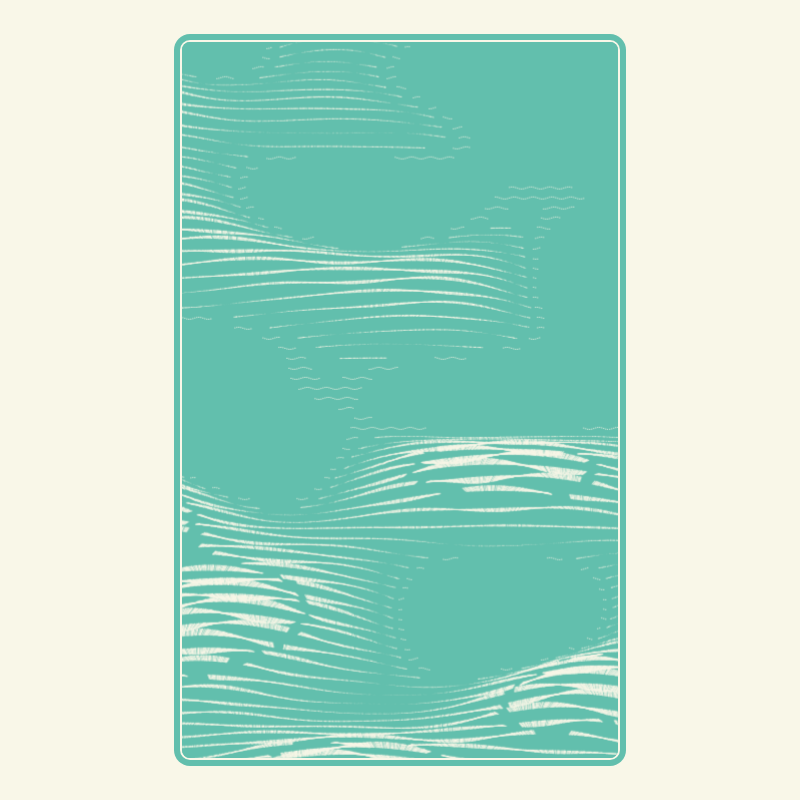 Topographic Playing Card #10