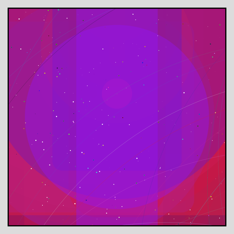 Color Field Starry B #185