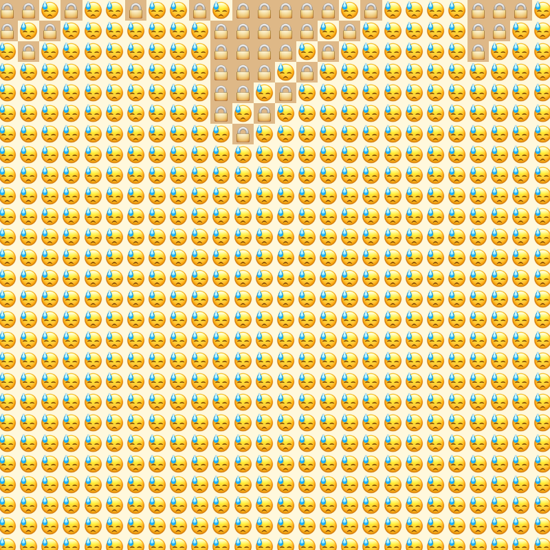 Elementary Cellular Emoji Automata #657