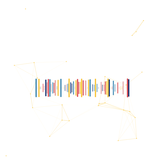 Constellation of particles in Space Sound #5