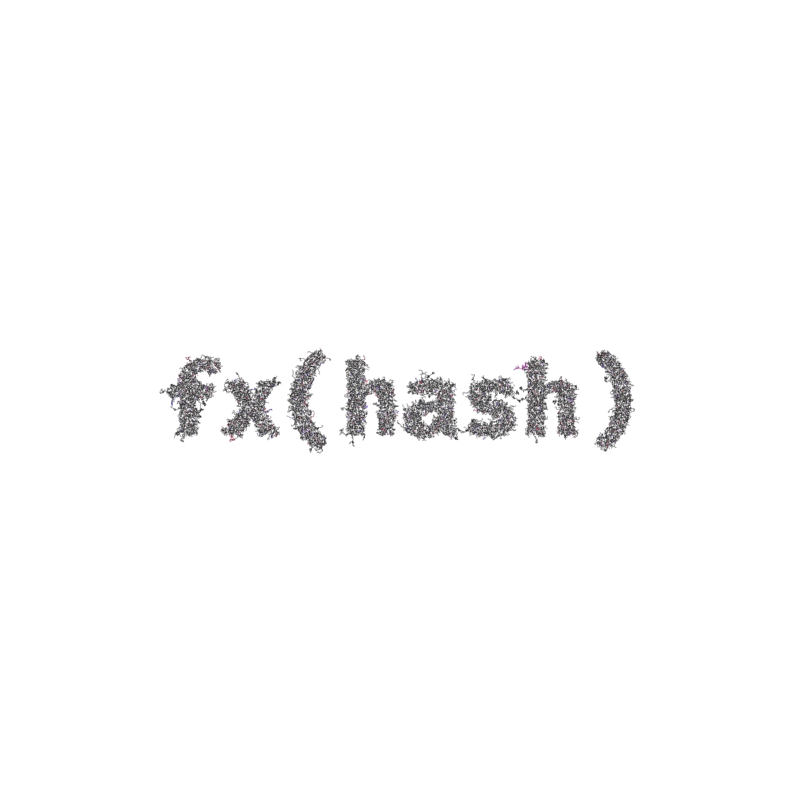 FXHASH Logo with Features #143