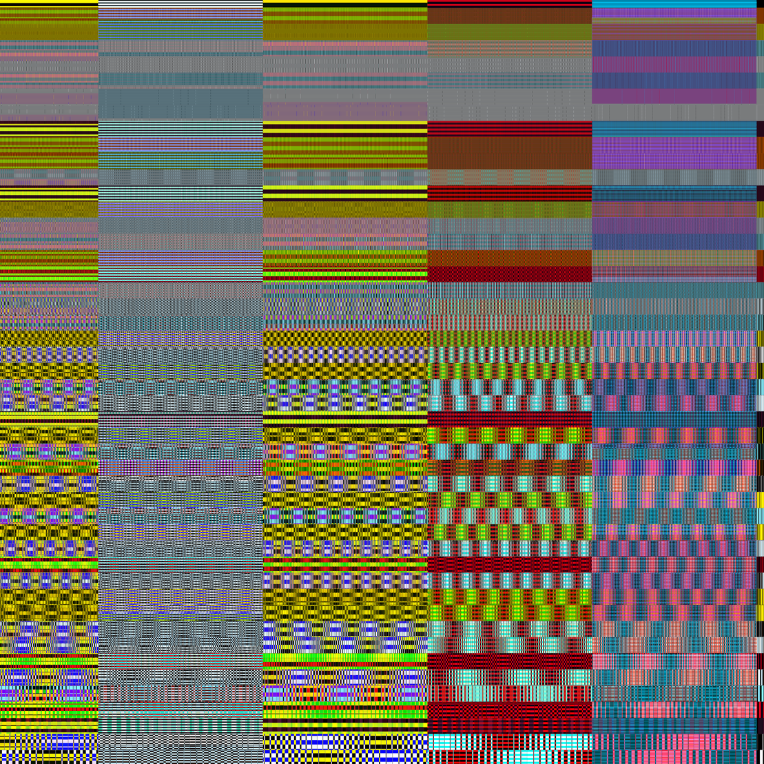 Glitchometry Stripes #128