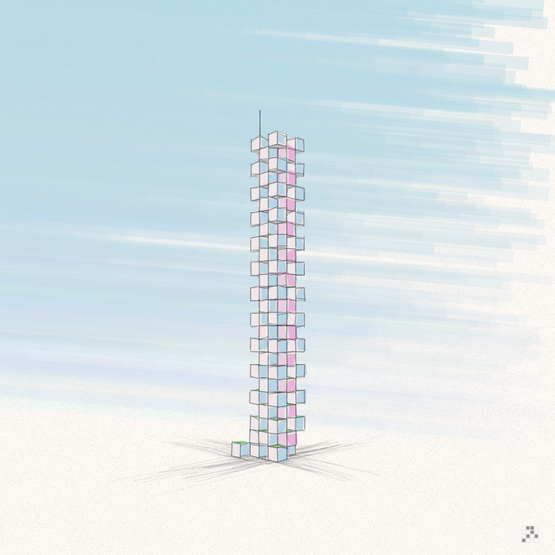 Cellular Skyscrapers #180