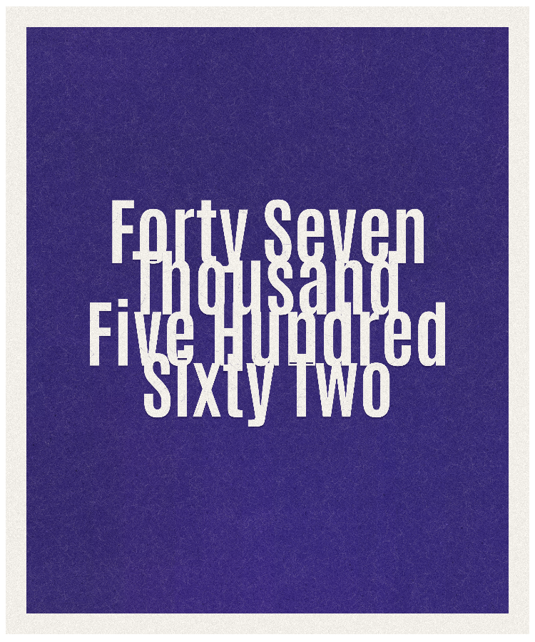 Count #47562