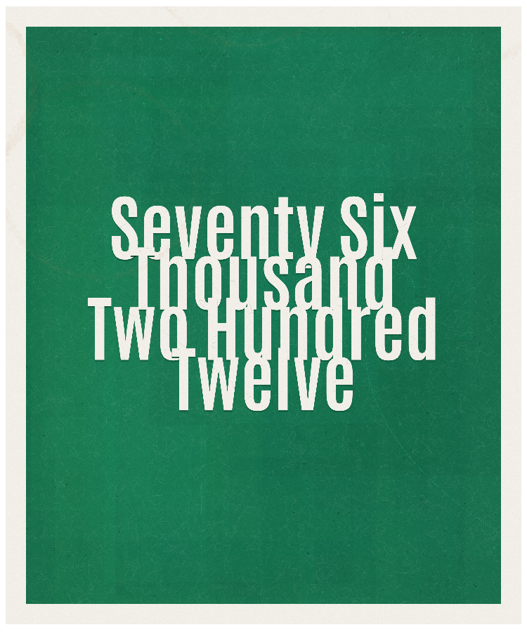 Count #76212