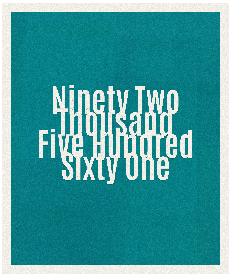 Count #92561